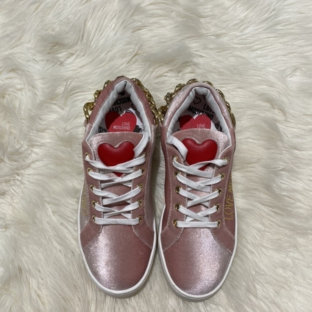 Love Moschino chain detail sneakers size 36EU - Picture 14 of 14